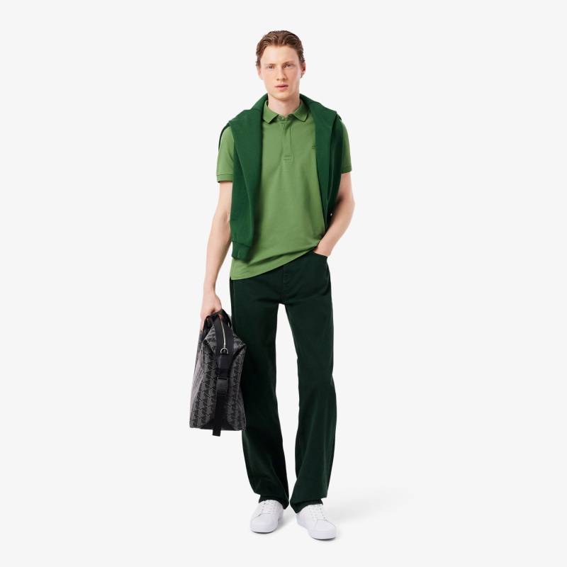 Мужское поло Lacoste PARIS стандартного кроя