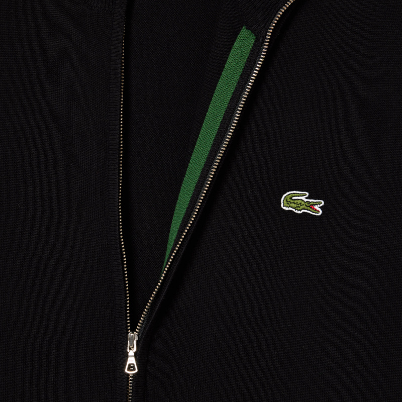 Мужской свитер Lacoste на молнии из органического хлопка