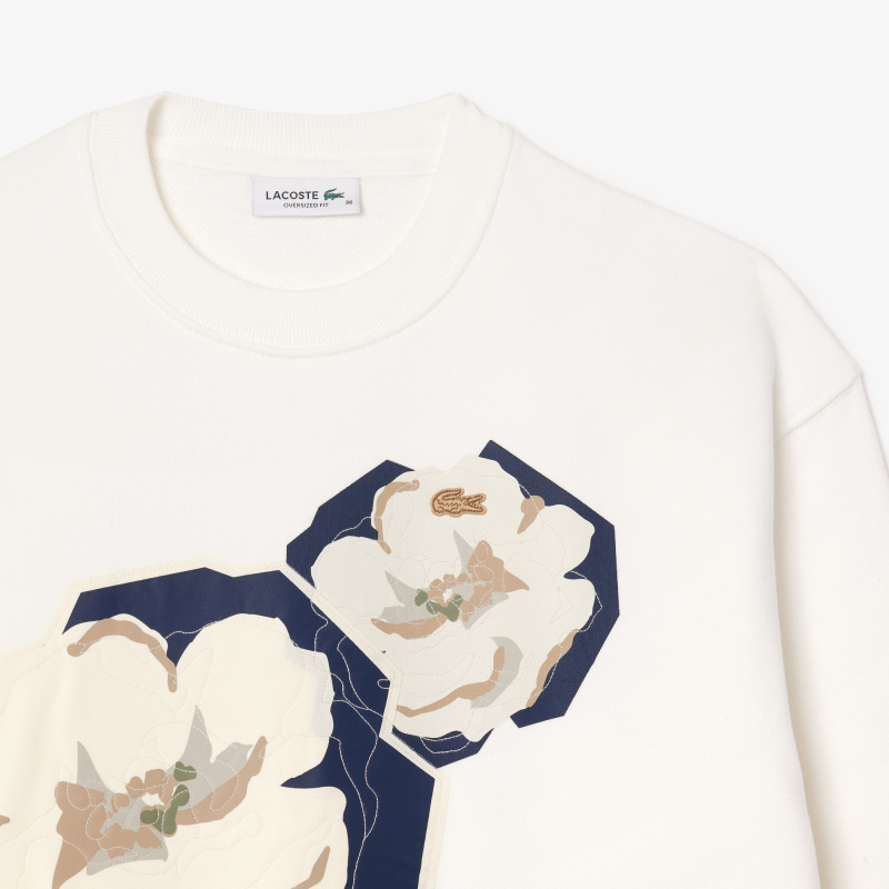 Женская флисовая толстовка Lacoste FLORAL2