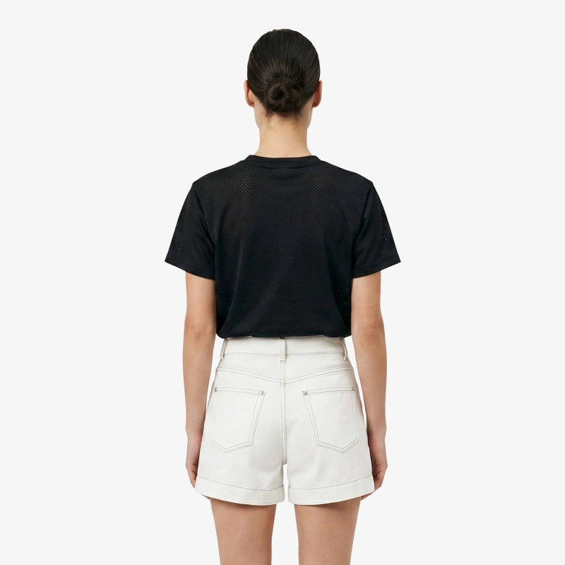 Женская хлопковая футболка Lacoste