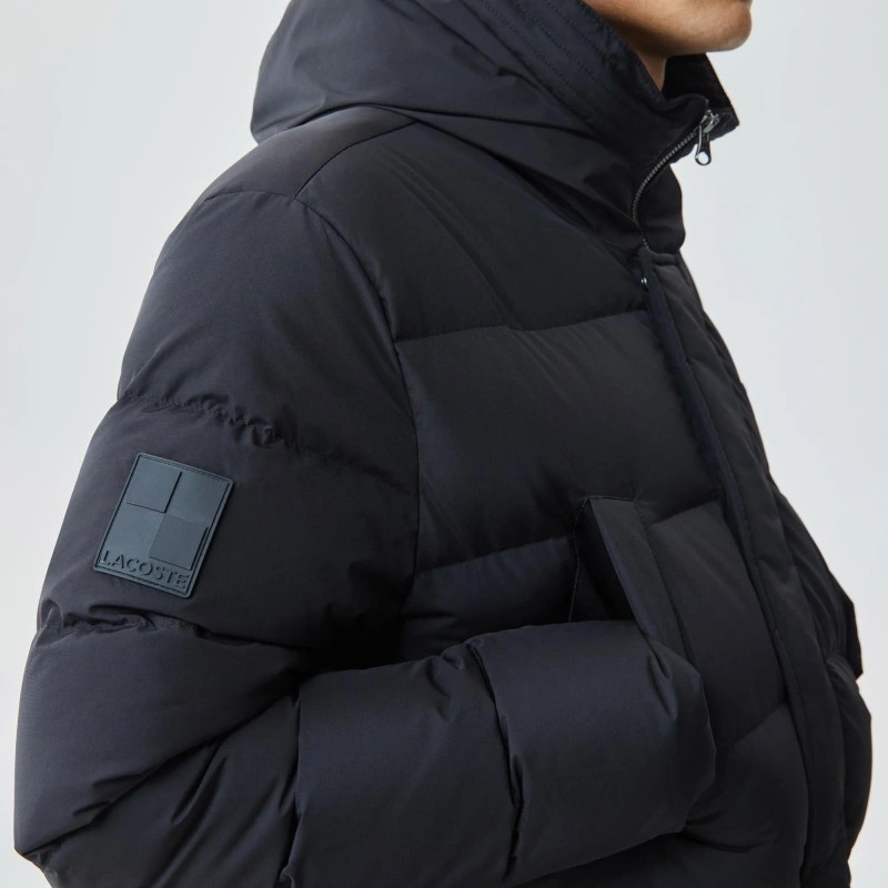 Мужская удлинённая куртка Lacoste с капюшоном