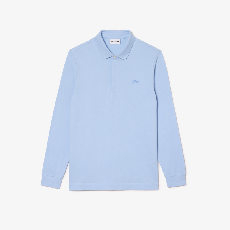 Мужское поло Lacoste с длинными рукавами