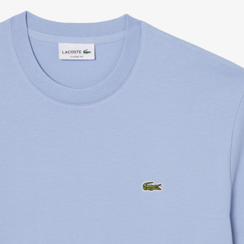 Мужская хлопковая футболка Lacoste с коротким рукавом