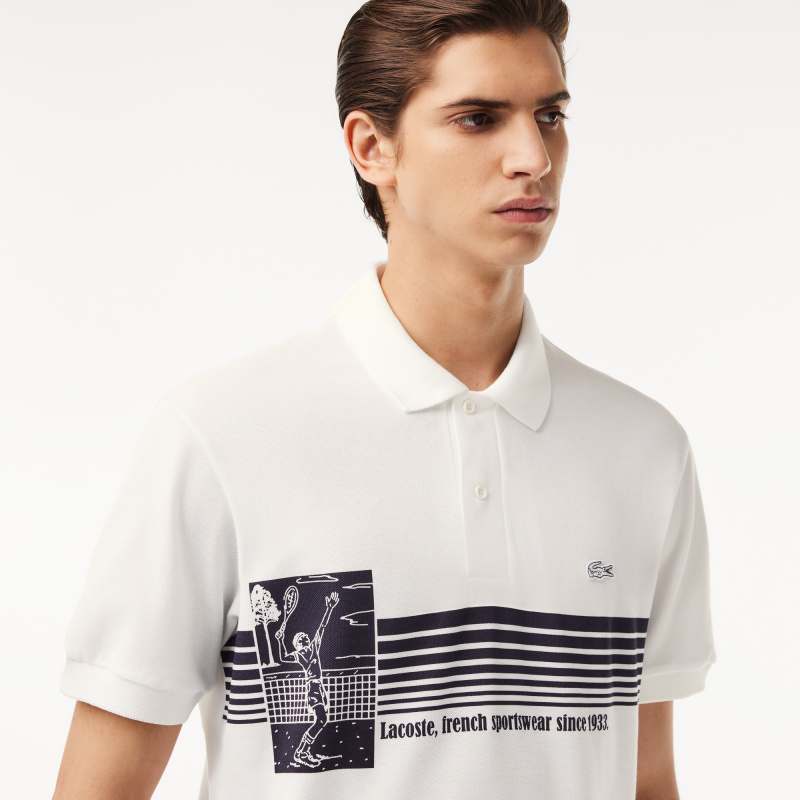 Мужское поло Lacoste