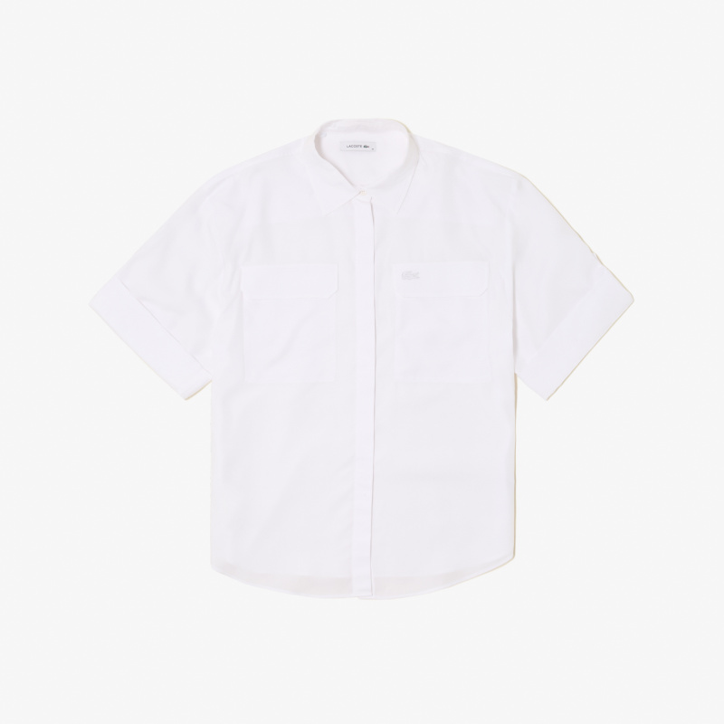 Женская рубашка Lacoste из тенселя