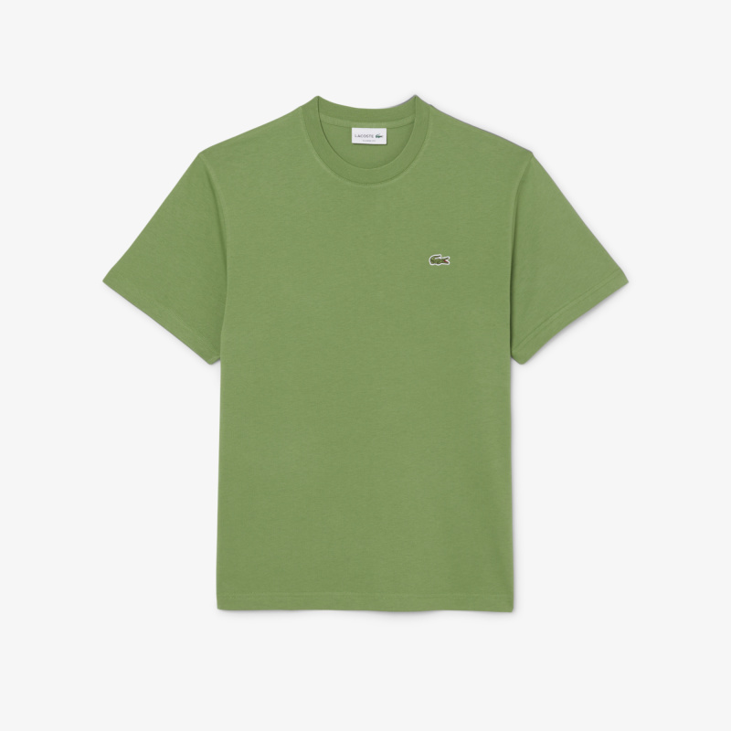 Мужская хлопковая футболка Lacoste с коротким рукавом