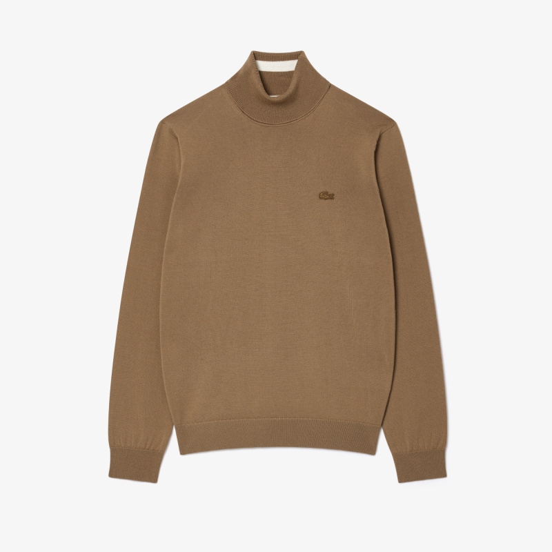 Мужская водолазка Lacoste из мериносовой шерсти