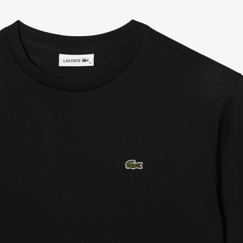 Женская футболка Lacoste из хлопка премиум качества