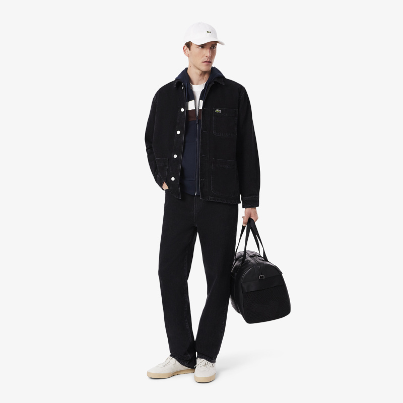 Мужской хлопковый свитшот Lacoste классического кроя