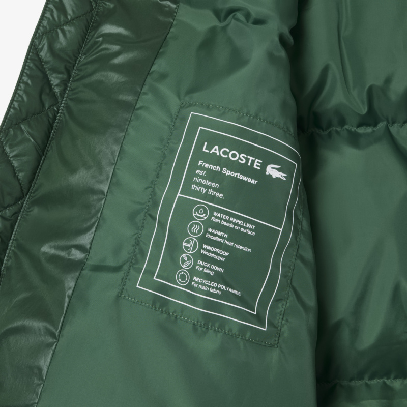 Мужская водоотталкивающая пуховая куртка Lacoste