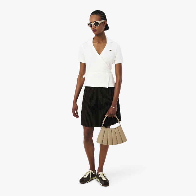 Женское хлопковое поло Lacoste