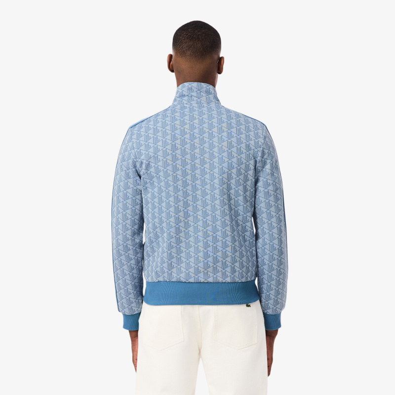 Мужская жаккардовая толстовка Lacoste PARIS с монограммой