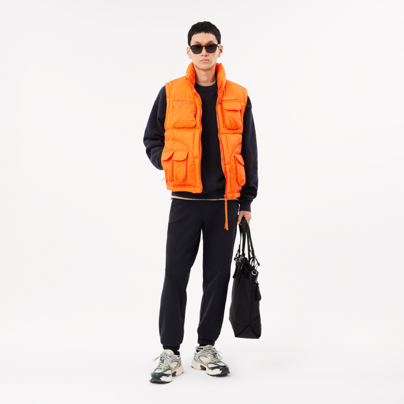 Спортивные хлопковые брюки Lacoste унисекс