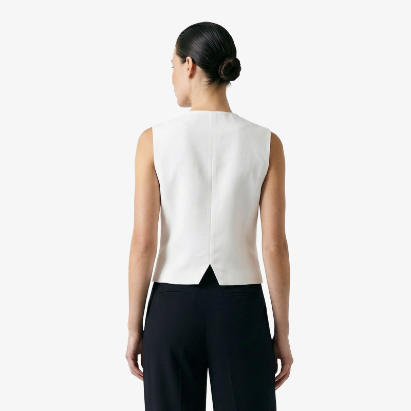 Женский хлопковый топ Lacoste из смеси льна