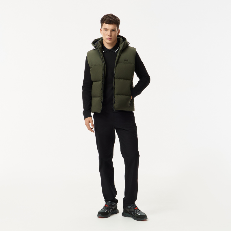 Мужской жилет Lacoste с капюшоном