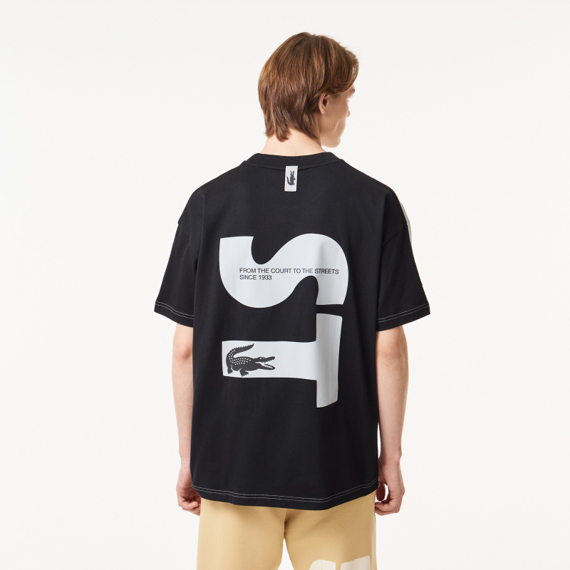 Мужская хлопковая футболка Lacoste