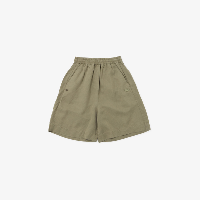 Женские шорты Lacoste из смеси льна