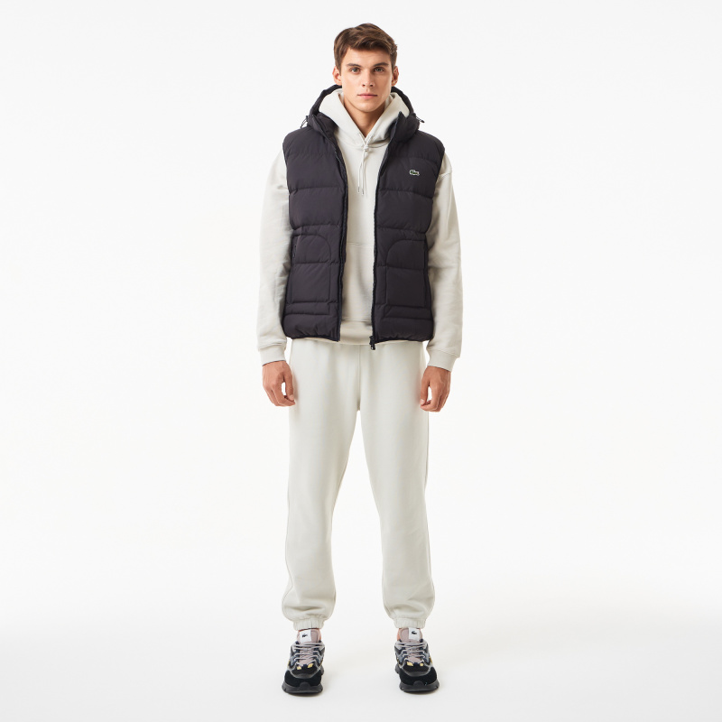 Мужской утеплённый жилет Lacoste с капюшоном