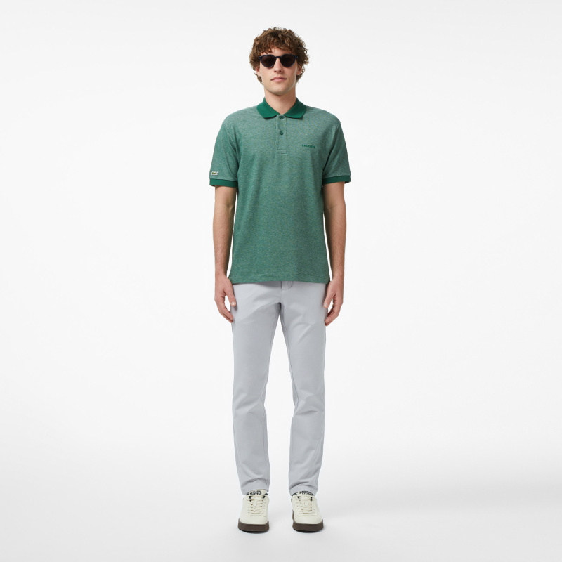 Мужское хлопковое поло Lacoste