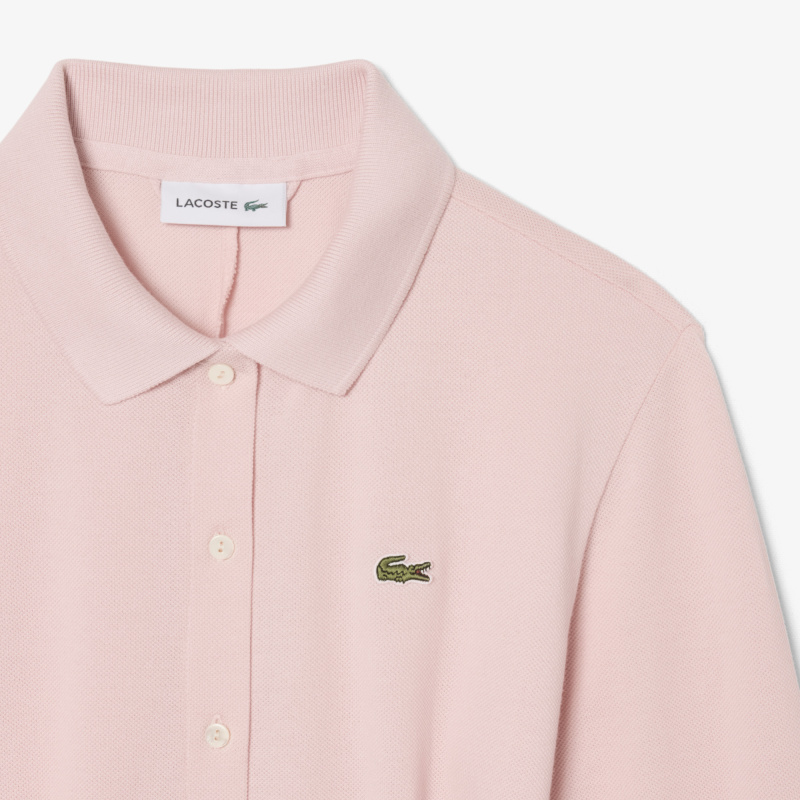 Женское платье-рубашка миди Lacoste