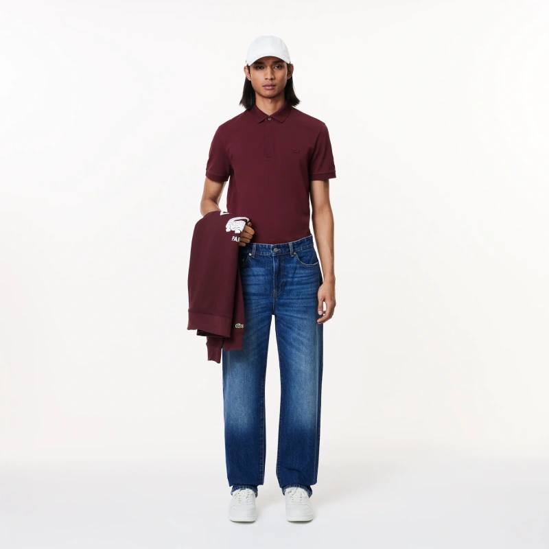 Мужское поло Lacoste PARIS стандартного кроя