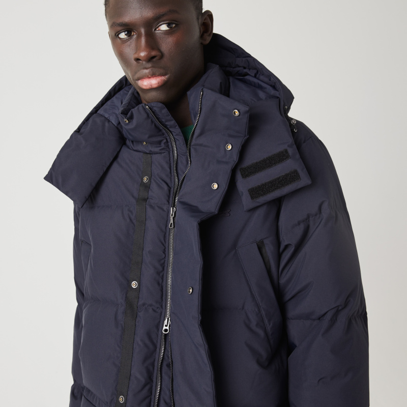 Мужской пуховик Lacoste с капюшоном