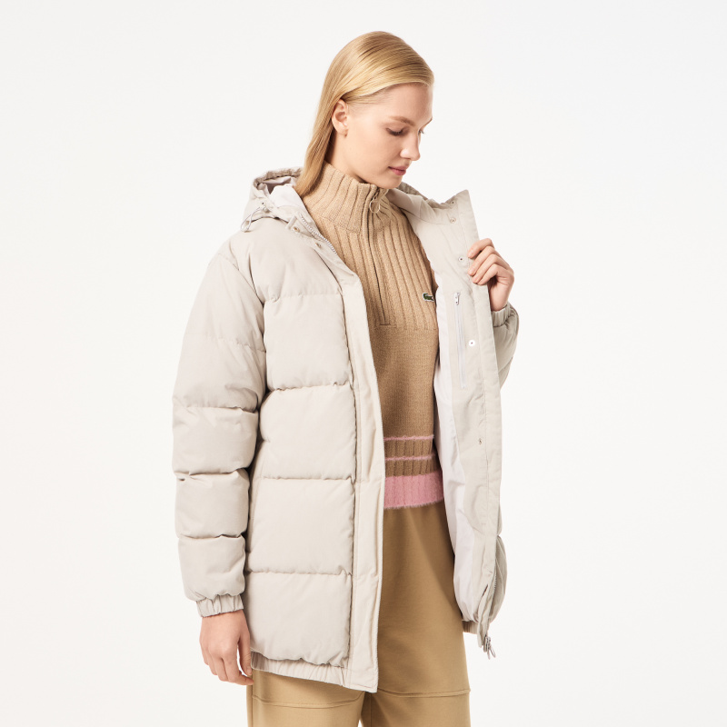 Женская куртка Lacoste с капюшоном