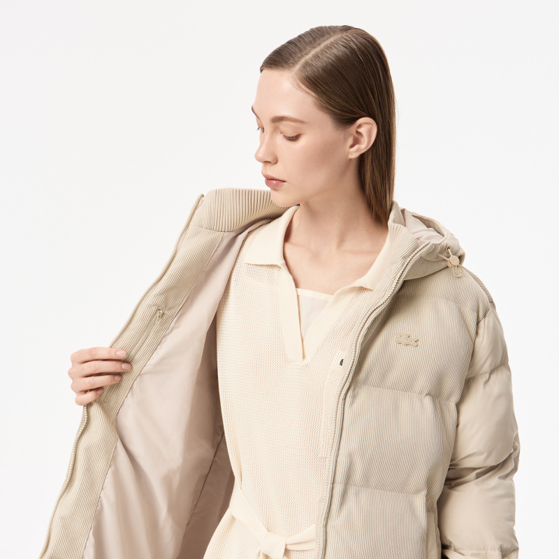 Женский короткий пуховик Lacoste
