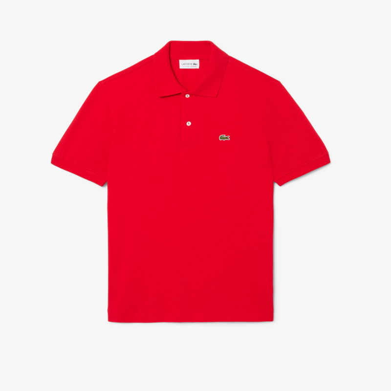 Мужское поло Lacoste из смеси эластичного органического хлопка