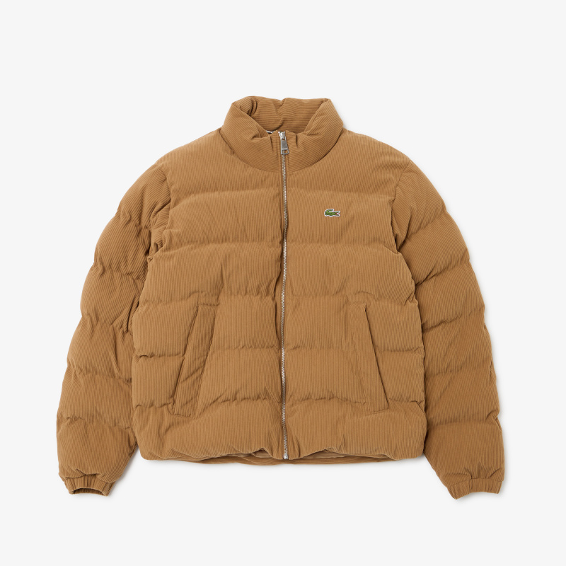 Мужская вельветовая куртка-пуховик Lacoste