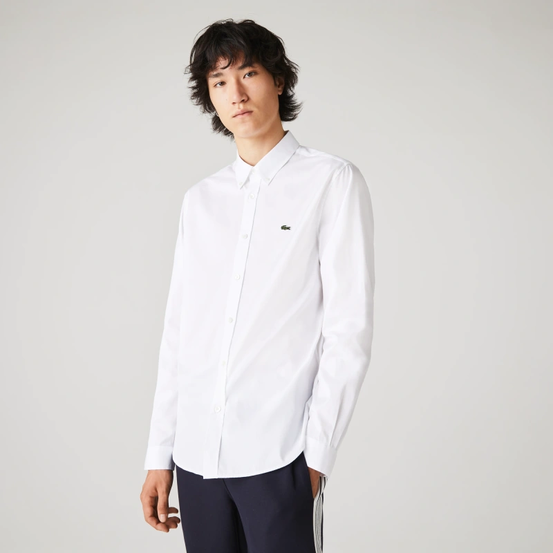 Мужская хлопковая рубашка Lacoste
