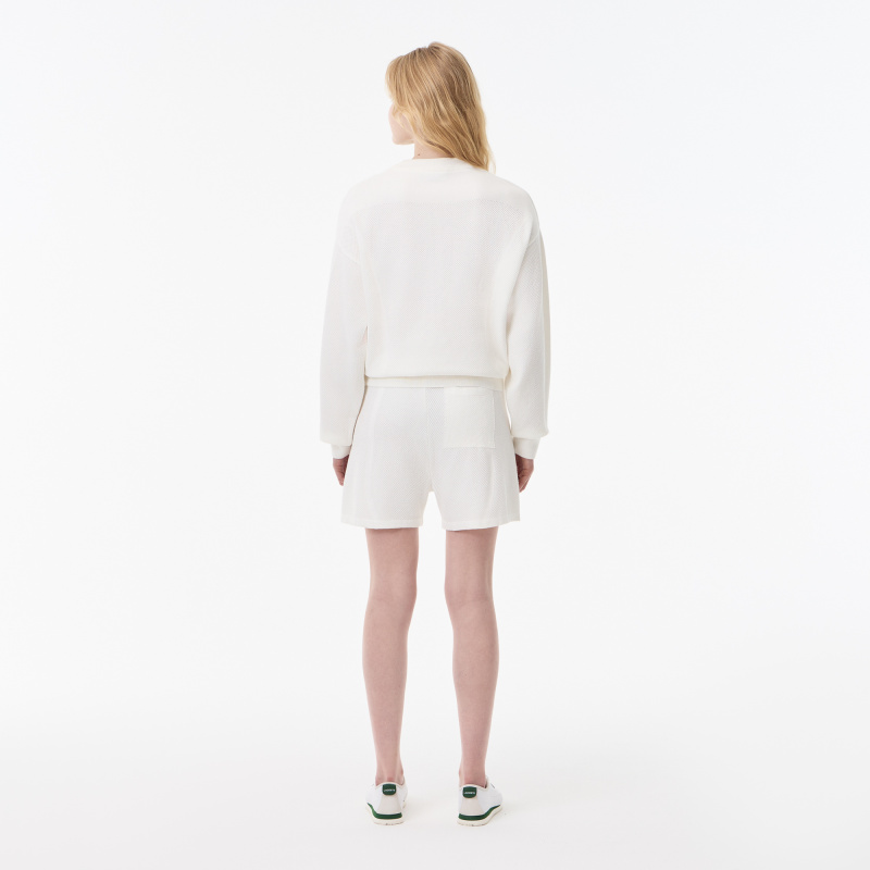 Женский свитер Lacoste из смеси хлопка