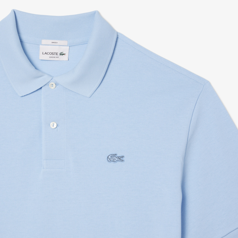 Мужская рубашка-поло Lacoste Loose Fit из плотного хлопка