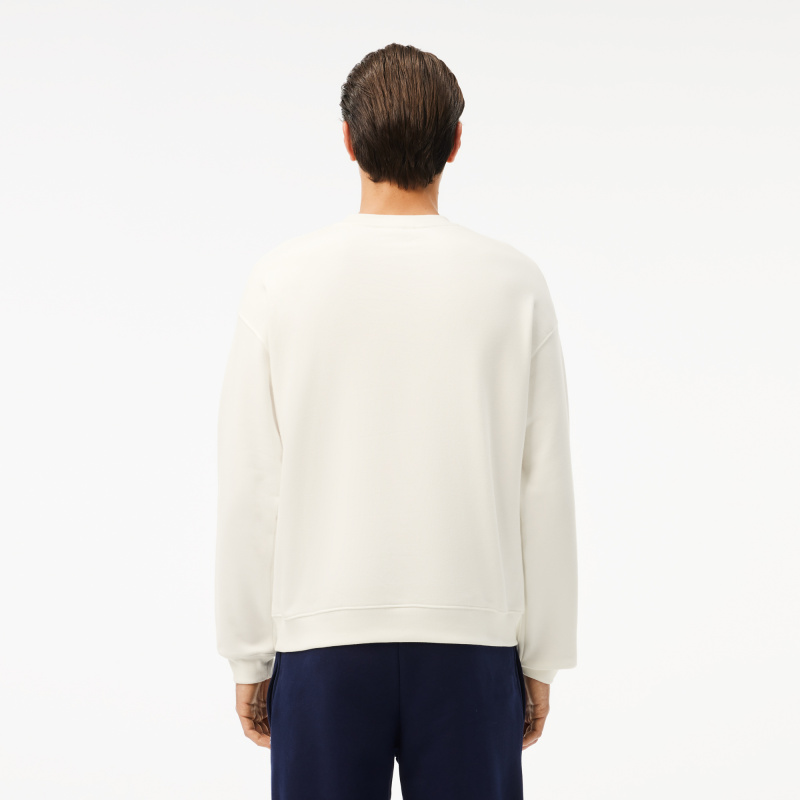 Мужской флисовый свитшот Lacoste свободного кроя