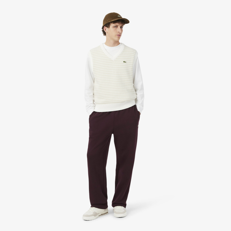 Мужские спортивные брюки из флиса свободного кроя Lacoste
