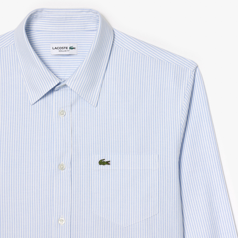 Мужская хлопковая рубашка Lacoste