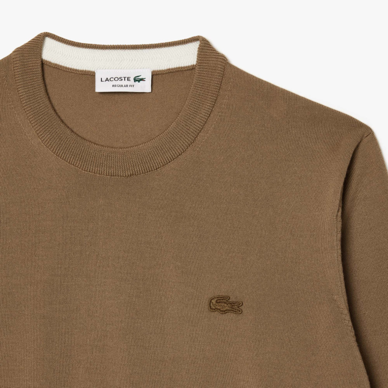 Мужской свитер Lacoste из шерсти мериноса