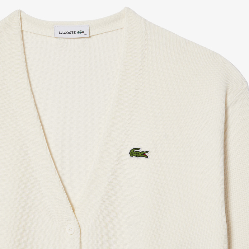 Женский кардиган Lacoste из органического хлопка