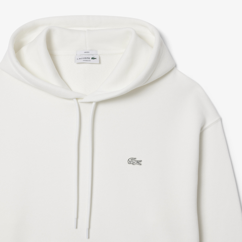 Хлопковый свитшот Lacoste унисекс свободного кроя