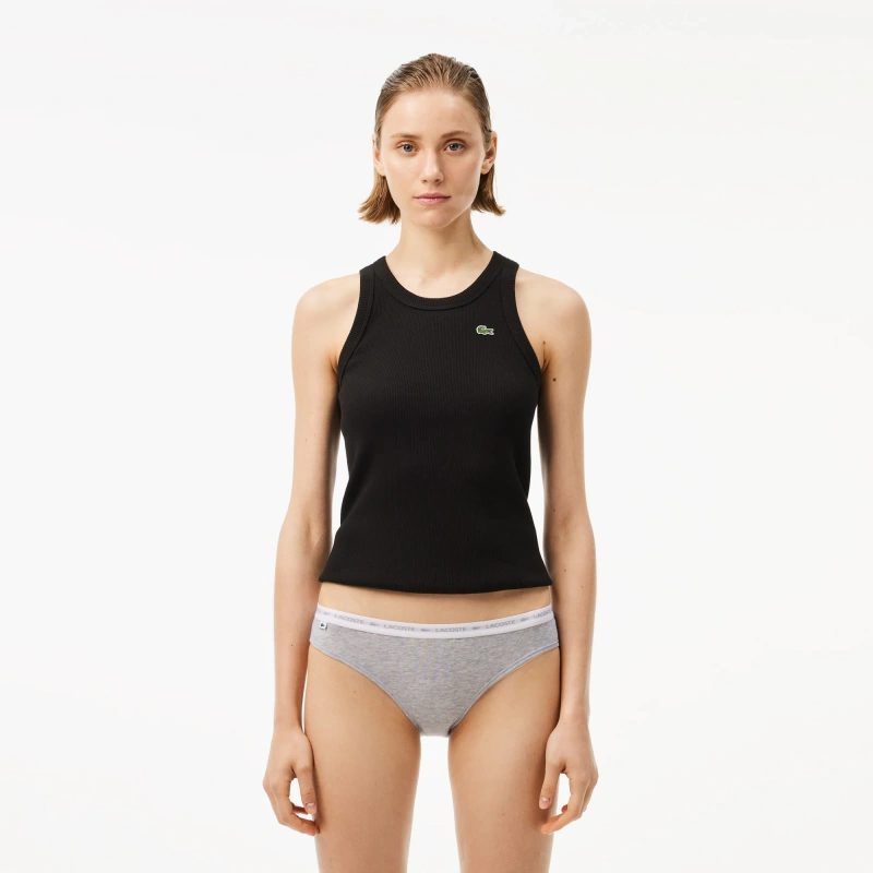 Женские трусы Lacoste из эластичного хлопка (3ед.)