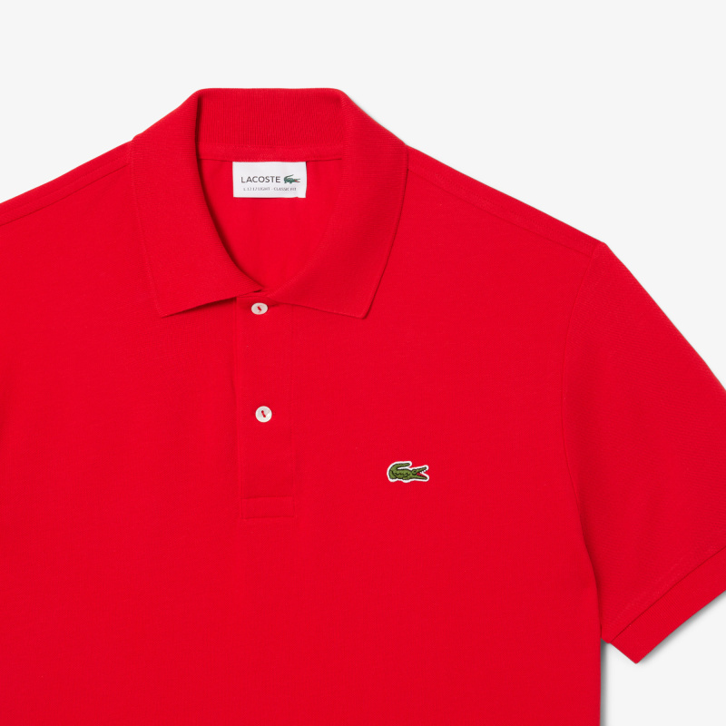 Мужское поло Lacoste из смеси эластичного органического хлопка