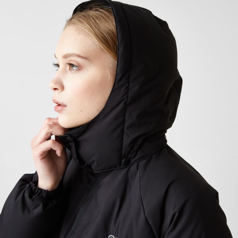 Женское стеганое пальто Lacoste