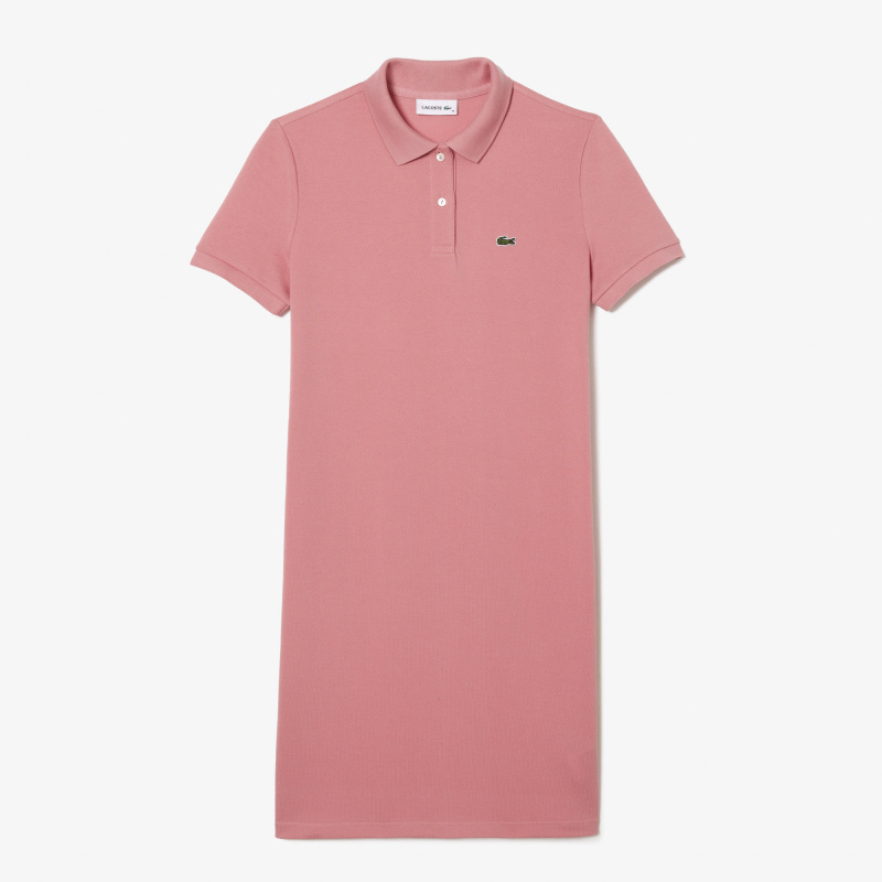 Женское хлопковое платье - поло Lacoste