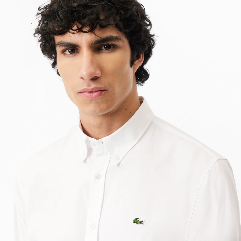 Мужская хлопковая рубашка Lacoste