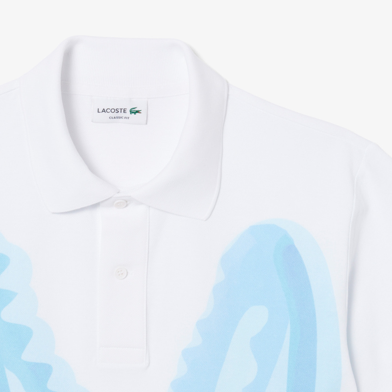 Мужское хлопковое поло Lacoste