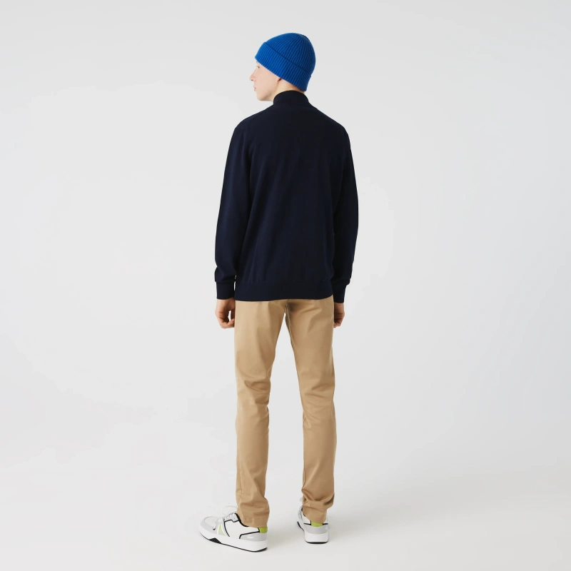 Мужской свитер Lacoste на молнии из органического хлопка