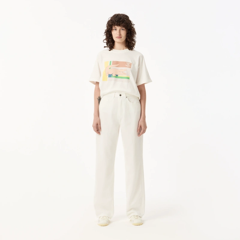 Женские брюки Lacoste свободного кроя