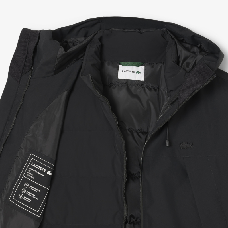 Мужская универсальная водоотталкивающая стеганая парка Lacoste