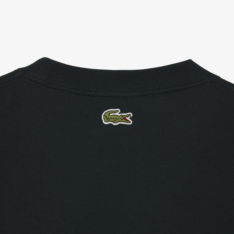 Базовая унисекс футболка свободного кроя Lacoste