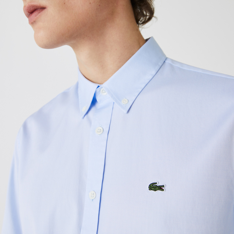 Мужская хлопковая рубашка Lacoste